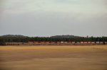 BNSF Intermodal running paralell to I-40